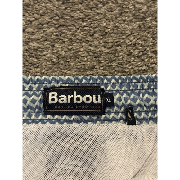 Barbour Mens Geo Swim Short XL Force Blue - Picture 5 of 8